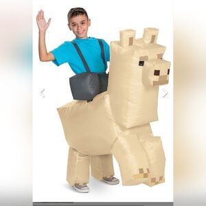 Disguise Inflatable Llama Costume - Cream and Gray